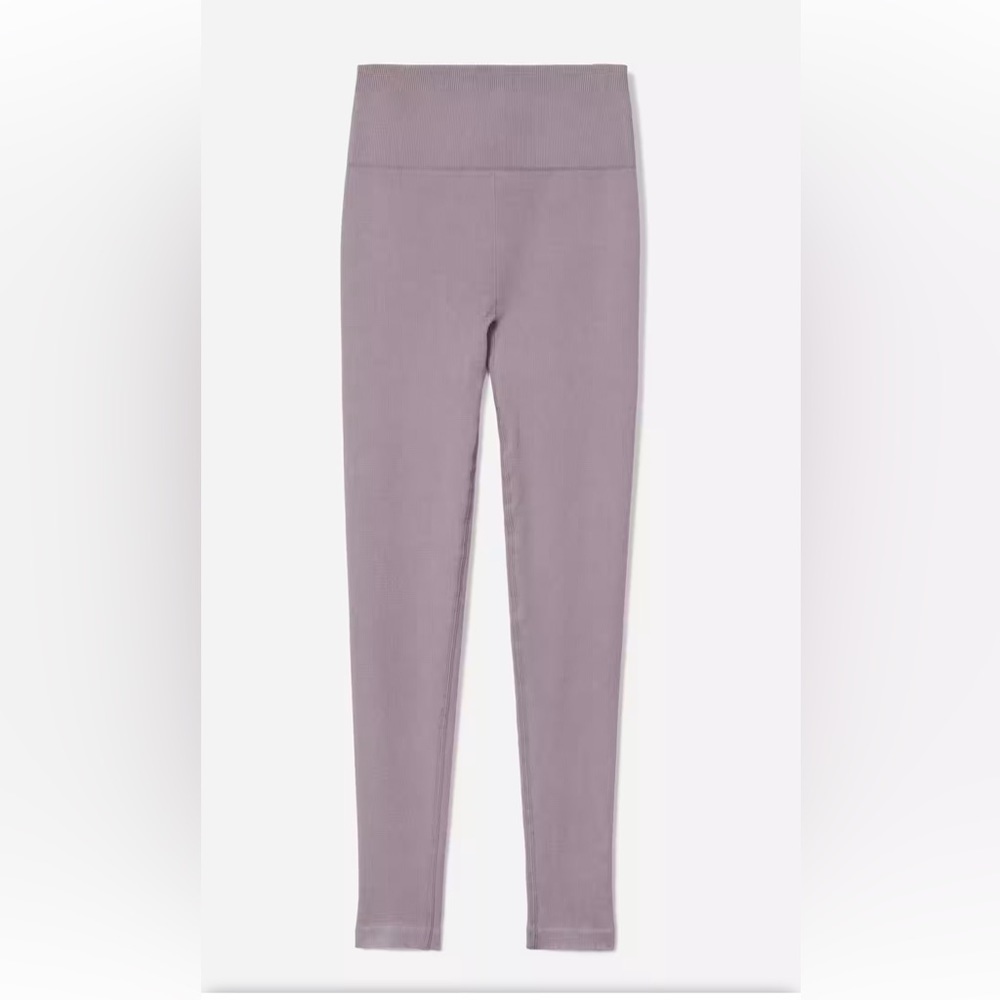 Everlane The Seamless Legging Color Dusty Lavender Cotton - Picture 3 of 9